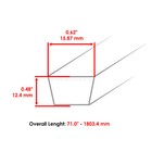 Transmission Belt For Mtd Troy Bilt 954-04249 95404249 Transmission Belt