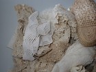 Assorted Lot Of Antique Lace Trim Parts Pieces