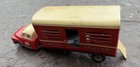 Vtg Mitsuhashi Cattle Trailer Toy Japan Tin Litho Pressed Steel Friction 1950s