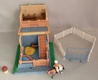 Breyer Mini Whinnies Silver City Hacienda Play Set W Cowgirl   Appaloosa