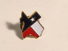 Texas Souvenir Enamel Lapel  Pin The Lone Star State Shape  New
