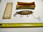 Barracuda Brand Injured Minnow Frog Pattern Rare Vintage Wood Fishing Lure