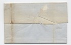 1848 Painted Post Ny Stampless Letter Blue Cds Double Circle 10 Rate  k 760 
