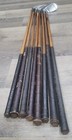 8 Pcs Antique Vintage Spalding Kro Flite Hickory Wood Shaft Golf Clubs All Lofts