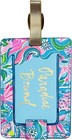 Leatherette Luggage Tag With Secure Strap  Colorful Suitcase Identifier
