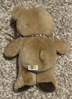 Vintage Dakin 1985 Teddy Bear Velvet Nose 14  Plush Stuffed Animal Tawny Brown
