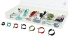 Swordfish 32400-60pc Fuel Line Constant Tension Band Light Hose Clamp Assortment