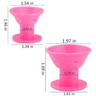 40 Pcs Pink Magic Hair Rollers Include 20 Large   20 Pcs Small Silicone Curlers