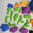 Sand Toys Assorted Sizes Molds Tools Plastic Storage Bag Taj Mahal Sydney Opera 