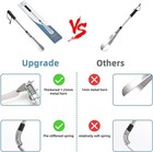 Shoe Horn   Stainless Steel Long 16 -31   Telescopic Spring Handled Shoehorn