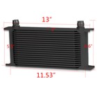 19 Row Engine Oil Cooler Kit Fit Bmw E36 M3 E46 E90 E92 E93 Euro E82 E9x 135 335