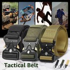 Men Casual Military Tactical Army Adjustable Quick Release Belts Pants Waistband