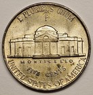 1943 P Silver War Jefferson Nickel Nice Wwii Type Coin  d  Steps See Reverse