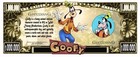     Pack Of 5 Disney   s Goofy 1 Million Dollar Bills Collectible Novelty Money    
