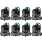 Moving Head Stage Lighting 120w Rgbw Led Dj Dmx Spot Beam Bar Disco Party Lights
