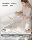 Baby Changing Pad With Wipeable   Waterproof Pu Cover  Contoured Diaper Chang   