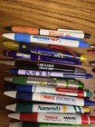 Lot Of 47 Metal And Plastic Pharmaceutical Drug Rep Pens Medical Collectibles