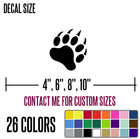 Bear Paw Funny Diecut Vinyl Window Decal Sticker Car Truck Suv Jdm   J66