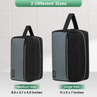 Small Travel Toiletry Bag For Men - Black Toiletries Organizer