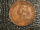 High Grade Xf   1936 8 Pearls Australia One Half Penny Coin-dec002