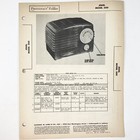1947 Jewel Radio Model 300 Wire Schematic Service Manual Vintage Original