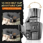 Iwb Kydex Holster W claw   Optics Cut Compatible With Canik Mete Mc9 Pistol  Rh