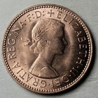 1966 Uk United Kingdom 1 2 P Half Penny - Coin - Sailboat -km 896