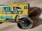 Vintage Marx Climbing Tractor  5 Wind Up Tin Litho Toy With Key 1950s Works 