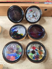 Whimsical Vintage Inlay Wood Shell Kaleidoscope By Peach Reynolds 7 Piece Set 
