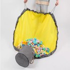 Toy Storage Organizer play Mat Foldable Toy Basket crate