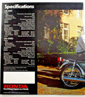 1974 Honda Road Bikes Cb-2000t cb-125s2 Factory Dealership Sales Brochure