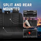 Car Seat Covers For Gmc Canyon 2004-2026 Nappa Leather Sport Black 5 Seats