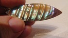 Vintage Victorian Mother Of Pearl Abalone Tatting Shuttle Lace Sewing Tool