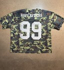 Ruff Ryders Entertainment  99 Camo Mesh V-neck Jersey Shirt  Multicolor