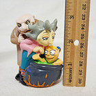 The Addams Family 1993 Rubber Figurine - Uncle Fester  Granny  And Pugsley