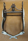 E Garcia Silver Bit Indian Head Spade Mouth Brown Finish