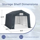 10  X 15  Carport  Upgraded Carport With Heavy Duty Storage Tent Steel Sunshade