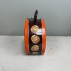 Vtg Reese s Peanut Butter Cup Metal Tin Container Lunch Box-style Good Condition