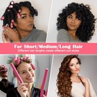 Heatless Hair Curlers 42pcs Flexible Hair Rollers 7  Soft Foam Hair Curlers No H