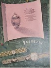 Helvetia Watch Print Advertising 1947 Du Swiss Luxury Precision German Egg X-mas