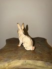 Vintage Rare Cast Iron Rabbit Doorstop   Garden Art Decor