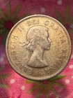 1962 Canada Quarter   25 Cents   Queen Elizabeth   800 Silver Toned