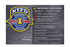 Nypd Highway Patrol 1 - Bronx - Novelty Magnet Approx 3    X 3   