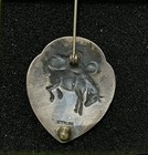 Amazing Sterling Silver Bucking Horse Vintage Pin Brooch Western Rodeo Concho