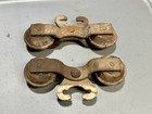  Lot  4  Of Antique Cannon Ball Barn Door Rollers Wheels Primitive Farm