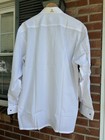 New  Men   s Pierre Cardin White Pleated Bib Wing Tip Tuxedo Shirt 17 34-35 - Nos 