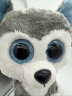 Ty Wolf    slush    Grey And White Jumbo 18inch See Pics For Condition