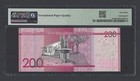 Dominican Republic 200 Pesos Dominicanos 2021 P191f Unc Grade 68 Top Pop