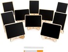 10 Pack Mini Chalkboards Signs With Easel Stand  Small Rectangle Chalkboards    