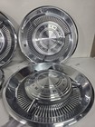 1960 Chrysler Imperial Hubcaps Set Of Four Good Shape       Pn  2122538 Oem Used